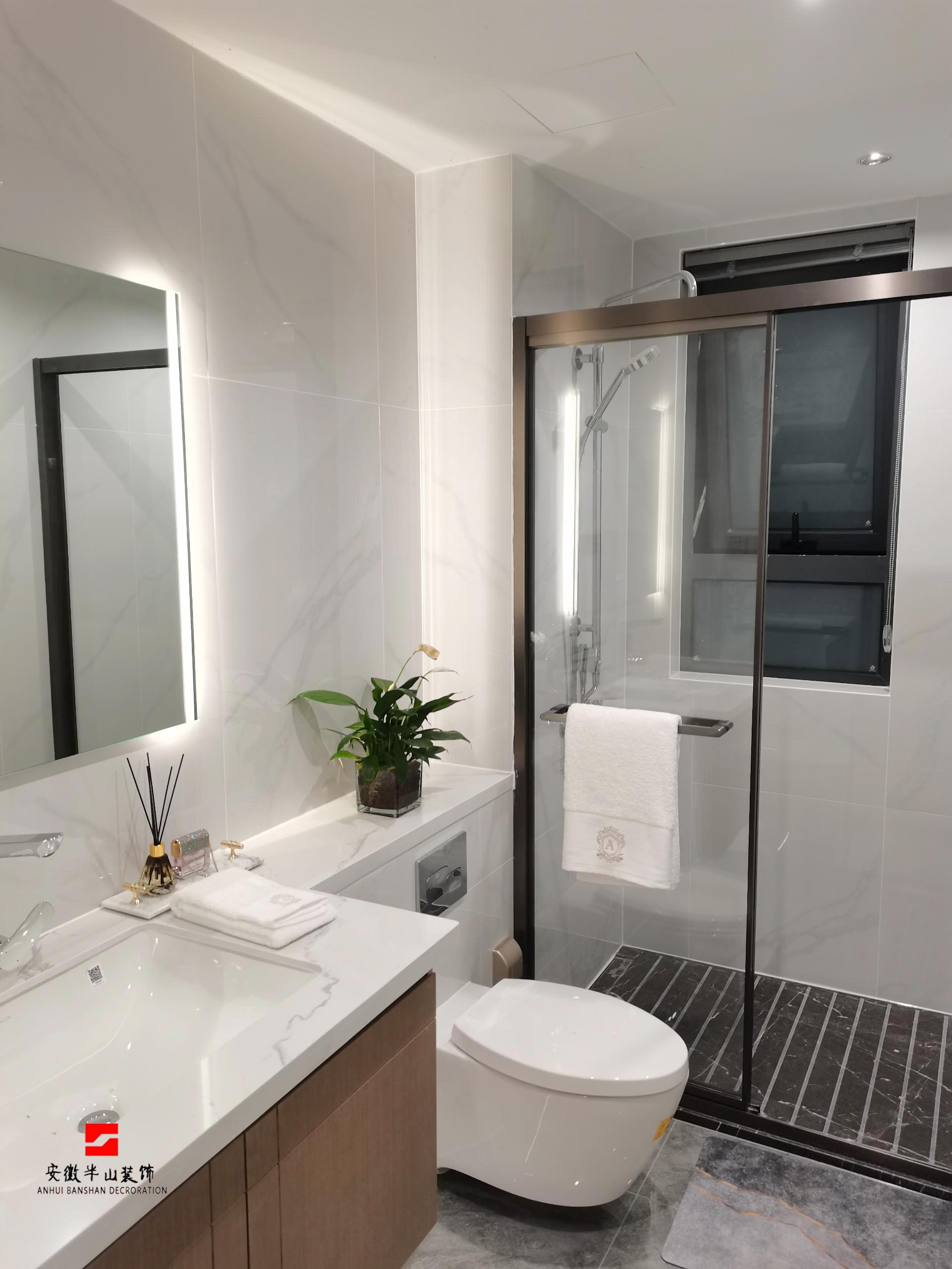 淮北.华松蘭墅香汐B户型轻奢风样板间装饰工程(图16) 卫生间3.jpg