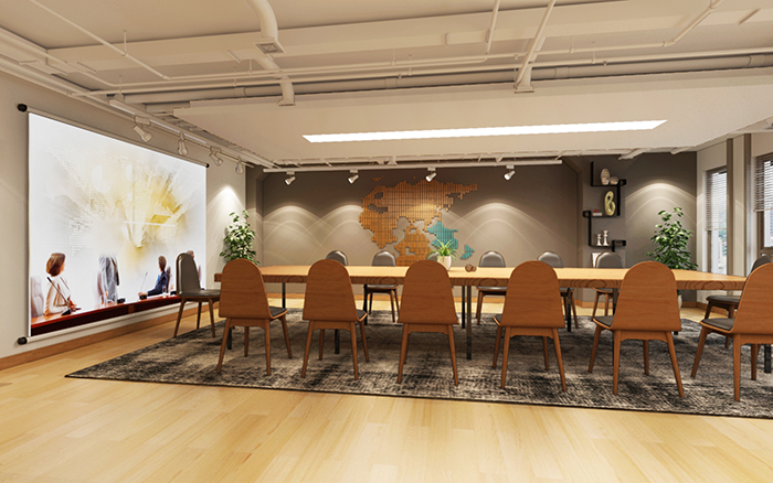 上海国科企业发展有限公司-办公楼装修(图4) 8F会议室.jpg