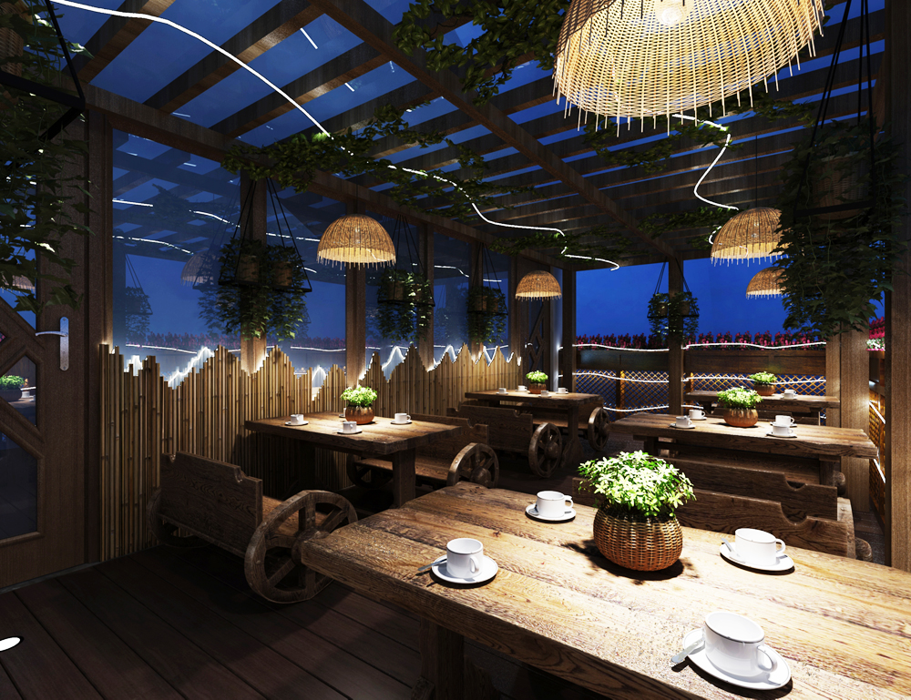 经典民宿装修之休案例闲餐厅(图5) 经典民宿装修之休案例闲餐厅(图5)