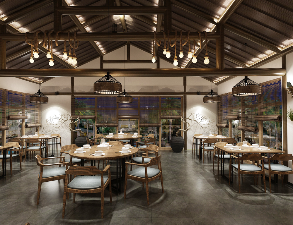 巢湖厵村民宿特色餐厅装修设计(图8) 巢湖厵村民宿特色餐厅装修设计(图8)