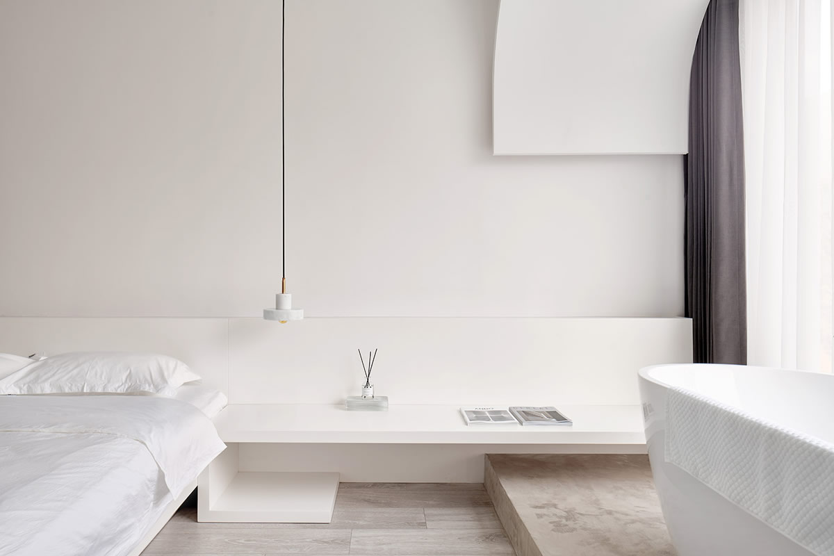 超白”客房:现代风格民宿装修设计(图2) 超白”客房:现代风格民宿装修设计(图2)