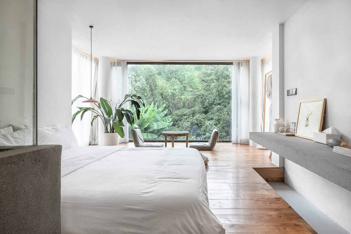 原生态素色风格民宿客房装修设计(图2) 原生态素色风格民宿客房装修设计(图2)