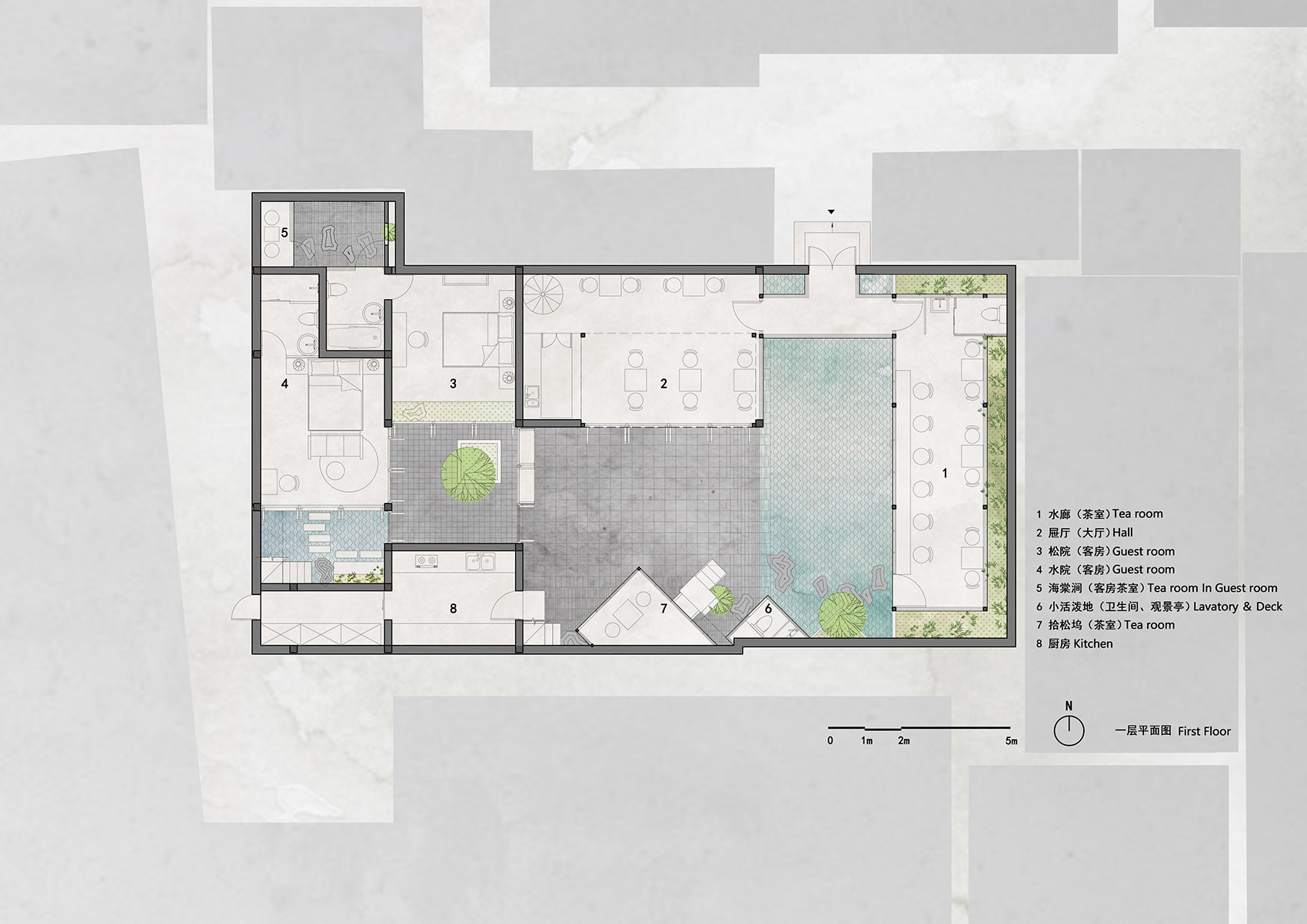特色民宿雅致茶室装修案例(图1) 特色民宿雅致茶室装修案例(图1)