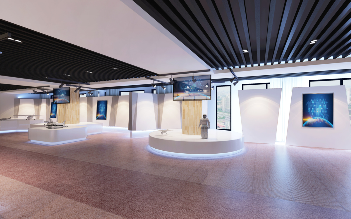 国科上海企业1350平方企业展厅装修设计项目(图5) 国科上海企业1350平方企业展厅装修设计项目(图5)