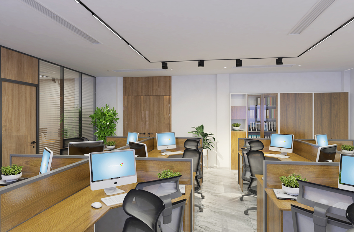 厵村整栋2900m²自然原木风办公楼装修案例(图4) 厵村整栋2900m²自然原木风办公楼装修案例(图4)