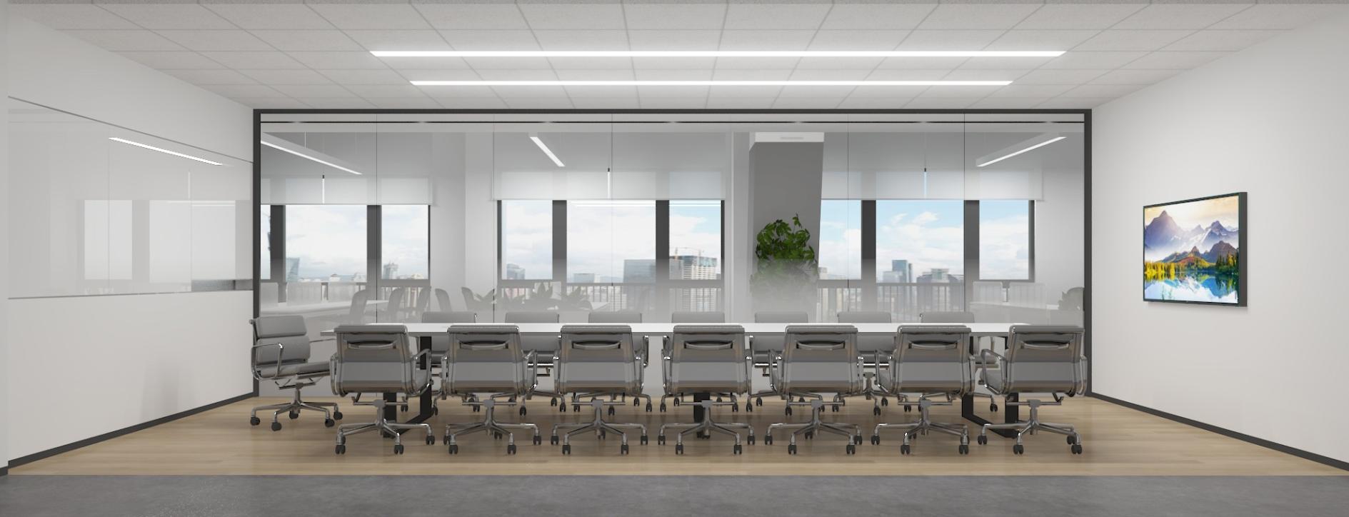 新华大厦2100平简约风办公室装修(图5) 新华大厦2100平简约风办公室装修(图5)