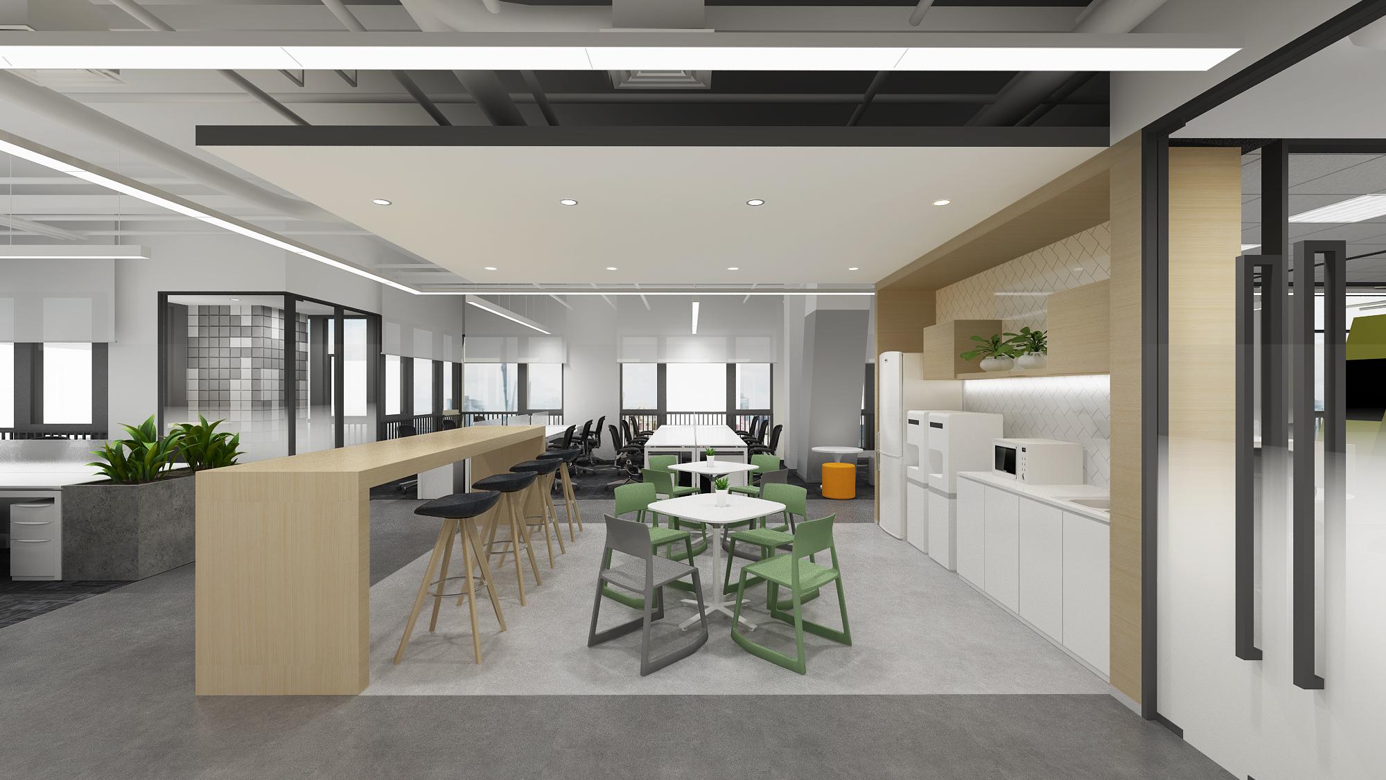 新华大厦2100平简约风办公室装修(图3) 新华大厦2100平简约风办公室装修(图3)