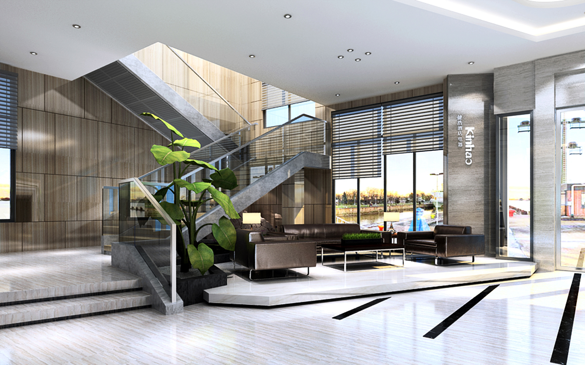 吴山健浩3000m²现代简约办公楼装修项目(图4) 吴山健浩3000m²现代简约办公楼装修项目(图4)