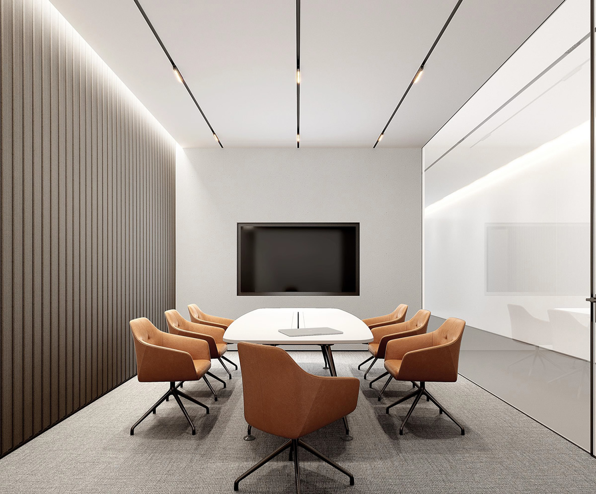 安然燃气极简风办公室装修设计项目(图4) 安然燃气极简风办公室装修设计项目(图4)