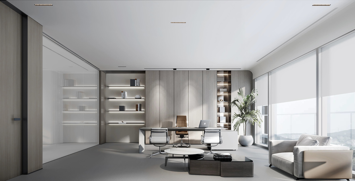 安然燃气极简风办公室装修设计项目(图6) 安然燃气极简风办公室装修设计项目(图6)