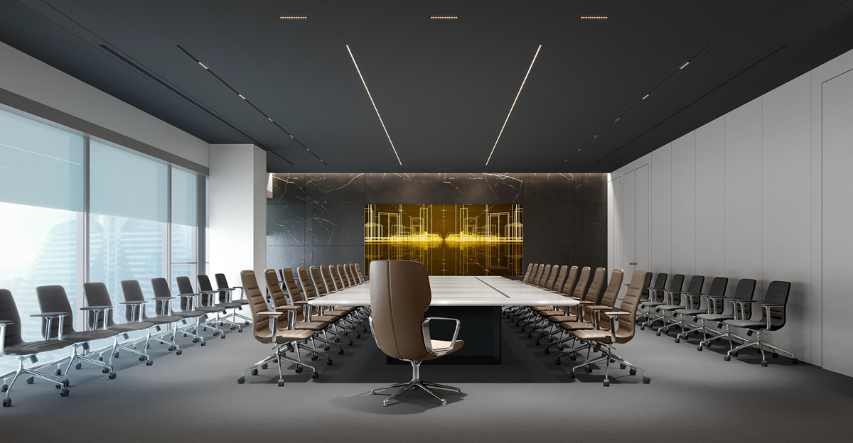 安然燃气极简风办公室装修设计项目(图5) 安然燃气极简风办公室装修设计项目(图5)