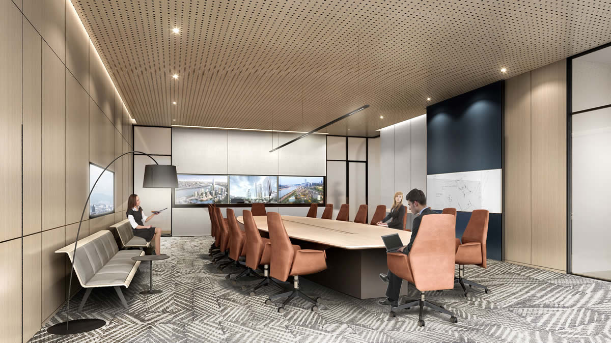 中天科技7000平办公楼装修设计项目(图6) 中天科技7000平办公楼装修设计项目(图6)