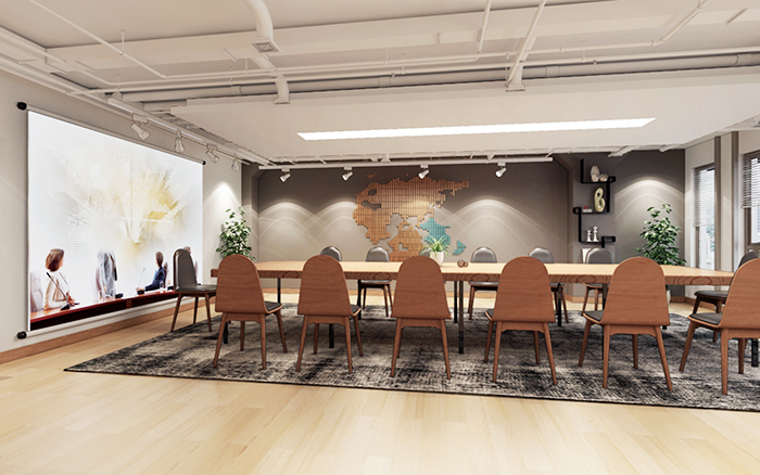 上海国科4200平办公楼装修设计案例(图2) 上海国科4200平办公楼装修设计案例(图2)