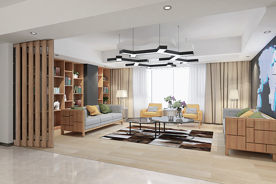 上海国科4200平办公楼装修设计案例(图1) 上海国科4200平办公楼装修设计案例(图1)