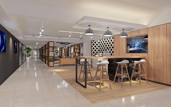 上海国科4200平办公楼装修设计案例(图3) 上海国科4200平办公楼装修设计案例(图3)