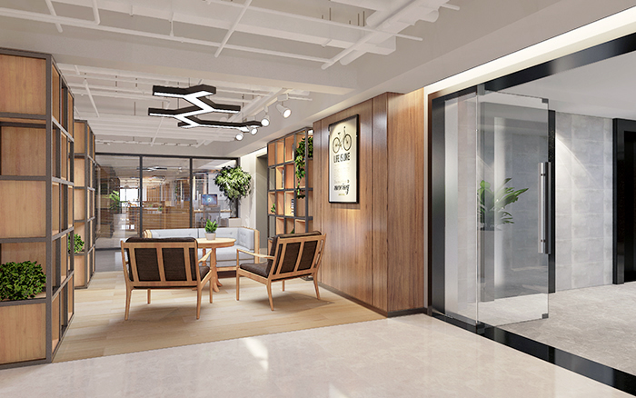 上海国科4200平办公楼装修设计案例(图4) 上海国科4200平办公楼装修设计案例(图4)