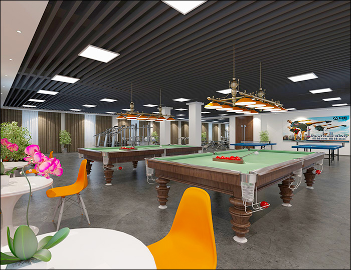 芜湖华威5400平方新中式办公楼装修(图4) 芜湖华威5400平方新中式办公楼装修(图4)