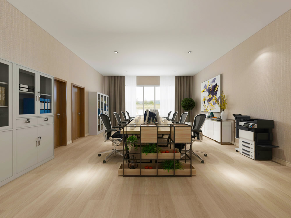 纳图电力2200m²简约风办公楼装修设计项目(图4) 纳图电力2200m²简约风办公楼装修设计项目(图4)