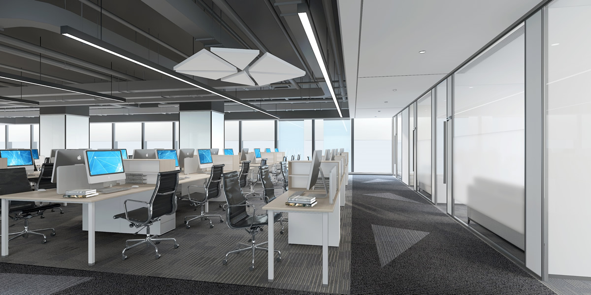 合肥西普工业园警用装备1000平方办公室装修(图2) 合肥西普工业园警用装备1000平方办公室装修(图2)