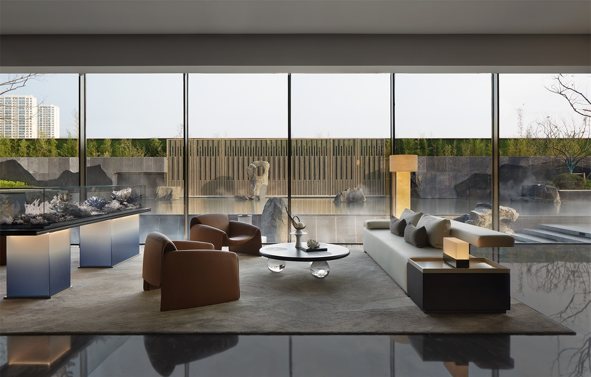 淮北.华松御苑售楼部新中式装饰装修项目(图4) 淮北.华松御苑售楼部新中式装饰装修项目(图4)