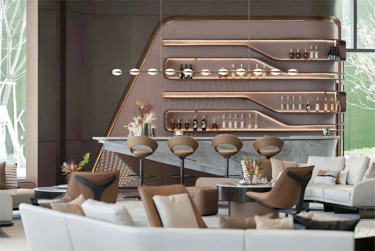 淮北·金街坊售楼部现代简约装饰装修设计工程(图5) 淮北·金街坊售楼部现代简约装饰装修设计工程(图5)