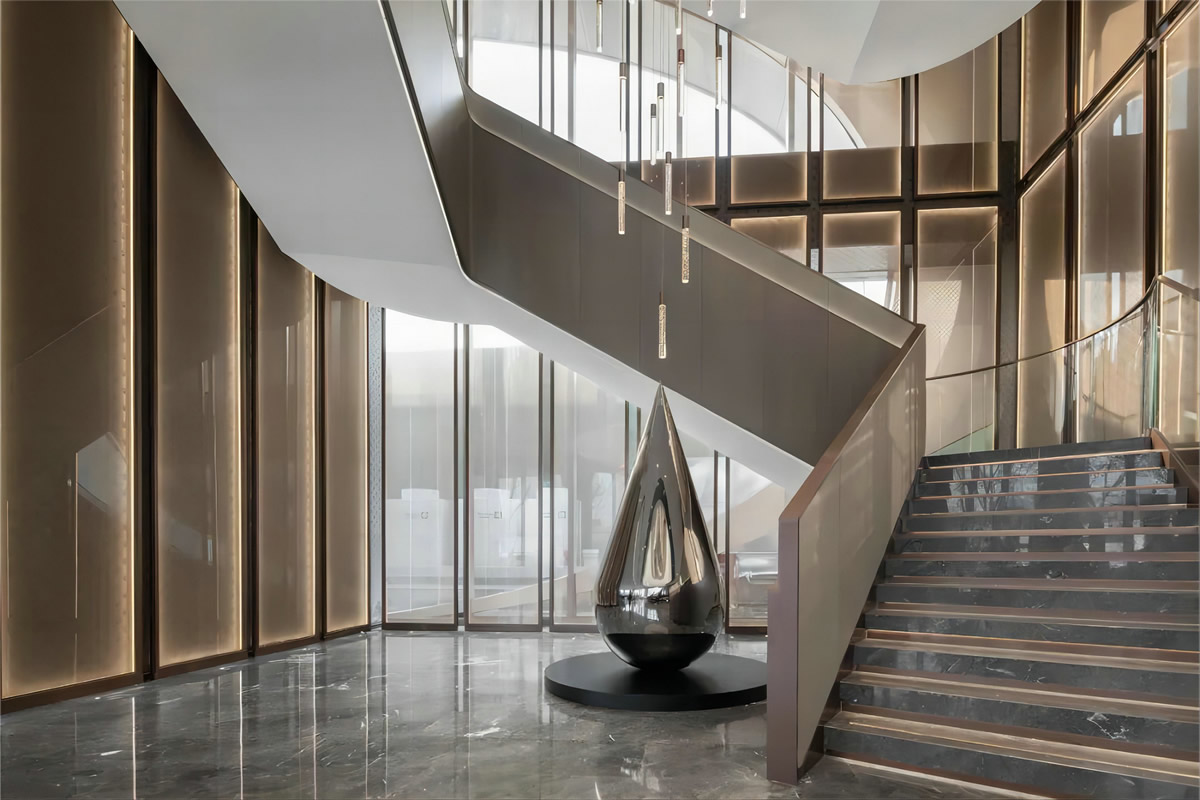 淮北·金街坊售楼部现代简约装饰装修设计工程(图6) 淮北·金街坊售楼部现代简约装饰装修设计工程(图6)