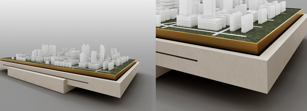 宁国·中梁翡翠天樾售楼部现代风格装饰装修工程(图4) 宁国·中梁翡翠天樾售楼部现代风格装饰装修工程(图4)