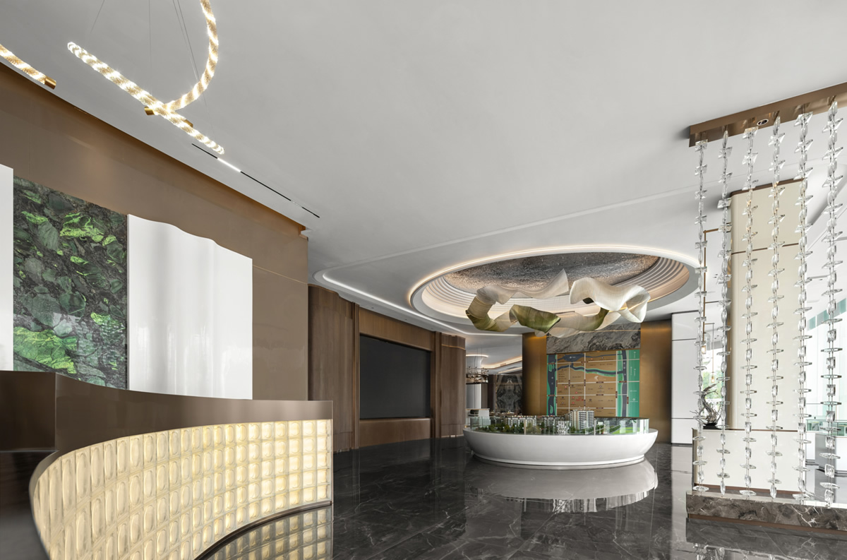 淮北·华松蘭墅颐景南区售楼部装饰装修工程(图1) 淮北·华松蘭墅颐景南区售楼部装饰装修工程(图1)