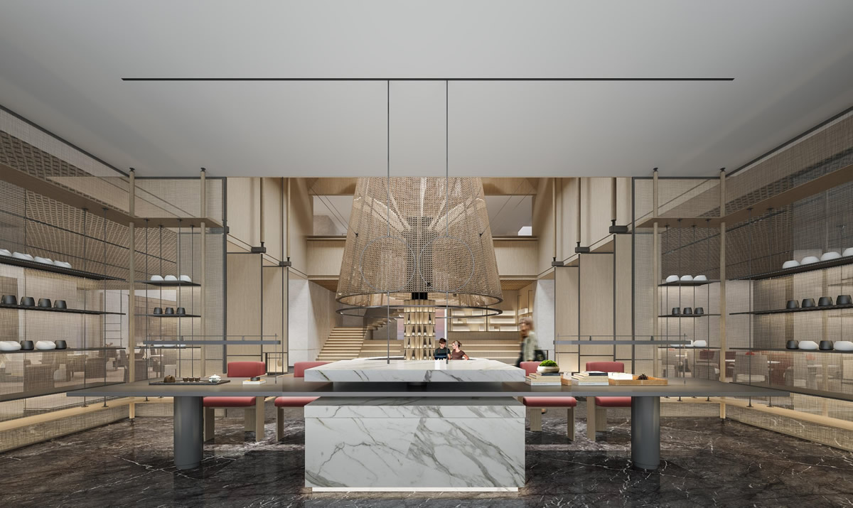 含山.锦绣华城售楼部新中式装饰装修工程(图2) 含山.锦绣华城售楼部新中式装饰装修工程(图2)