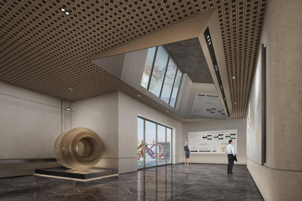 含山.锦绣华城售楼部新中式装饰装修工程(图4) 含山.锦绣华城售楼部新中式装饰装修工程(图4)