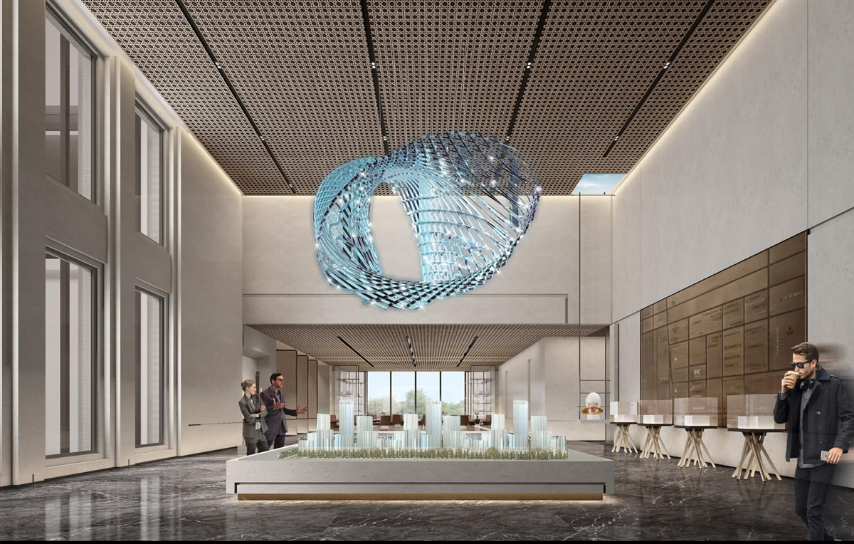 含山.锦绣华城售楼部新中式装饰装修工程(图3) 含山.锦绣华城售楼部新中式装饰装修工程(图3)