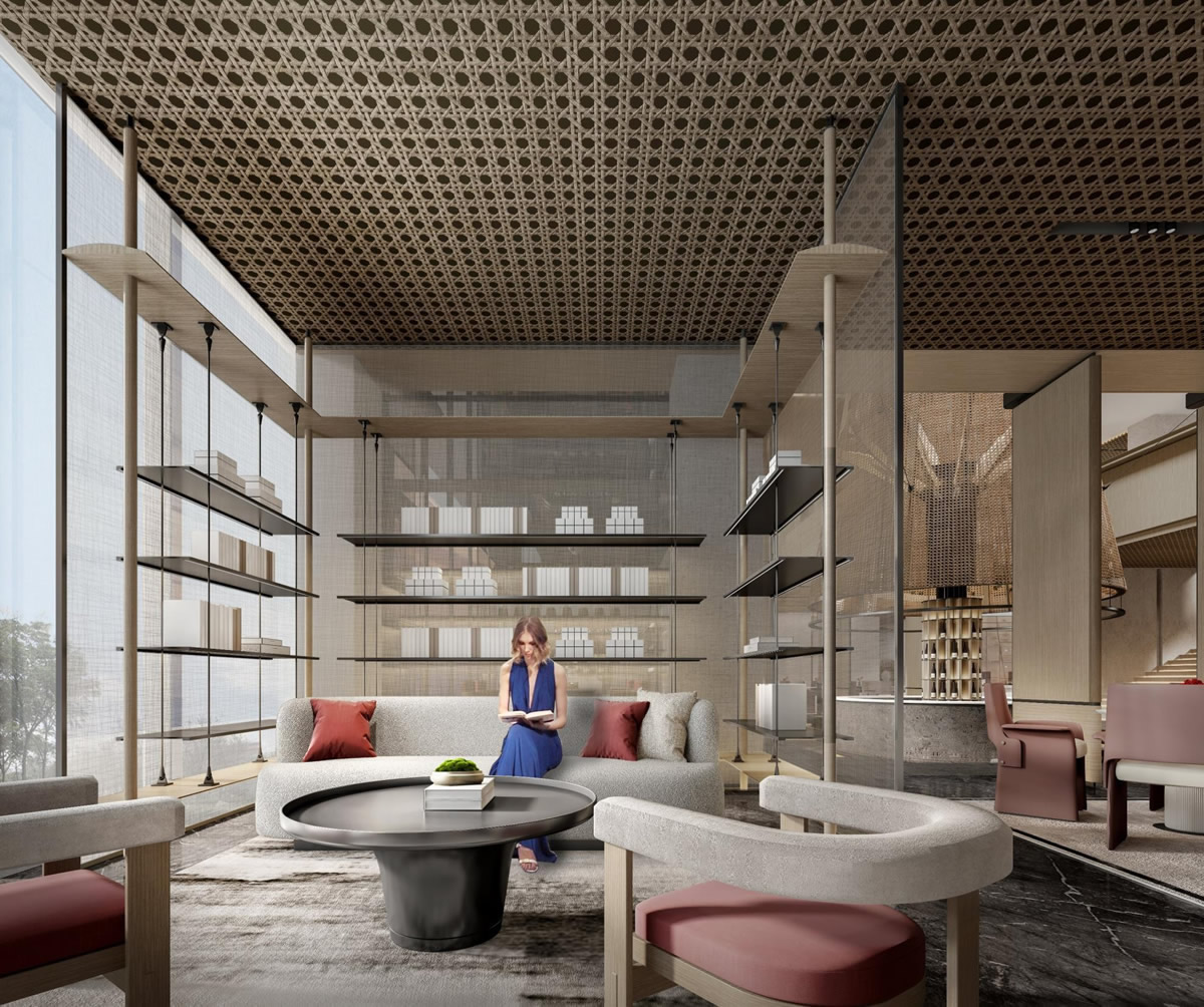 含山.锦绣华城售楼部新中式装饰装修工程(图5) 含山.锦绣华城售楼部新中式装饰装修工程(图5)