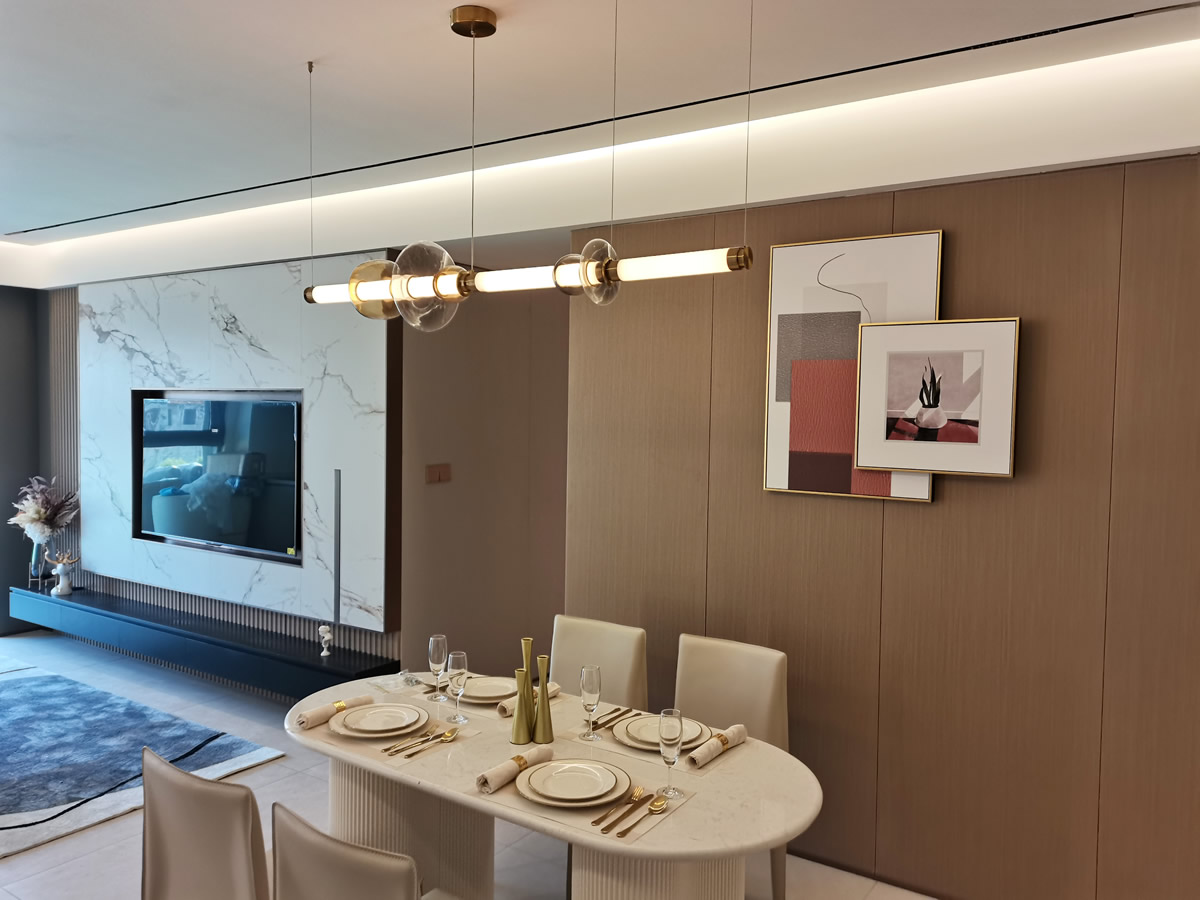 淮北.华松籣墅香汐高层C户型现代简约风样板间装饰装修项目(图2) 淮北.华松籣墅香汐高层C户型现代简约风样板间装饰装修项目(图2)