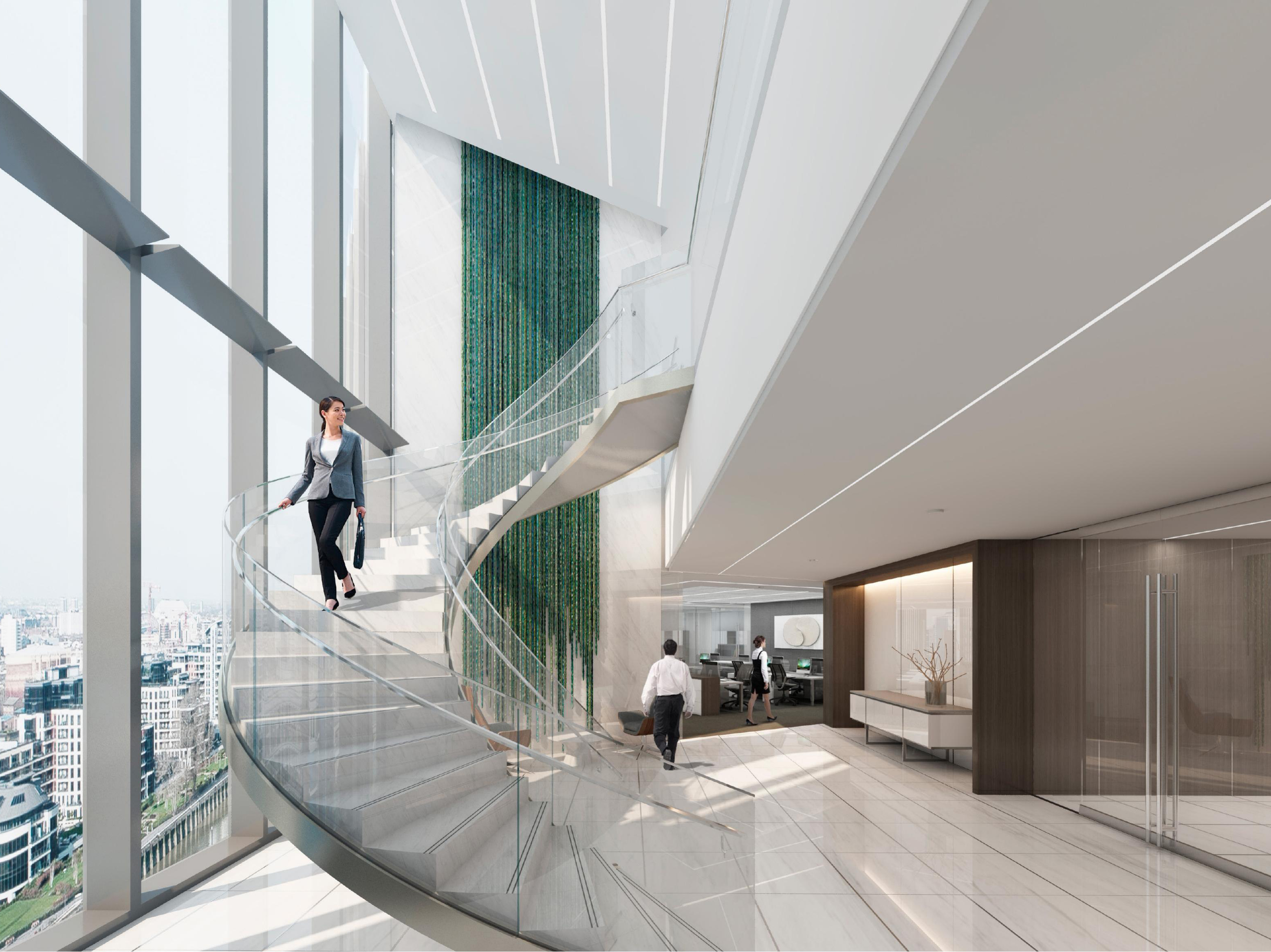 淮北银行3000平方现代简约风办公楼装修项目(图1) 1.jpg