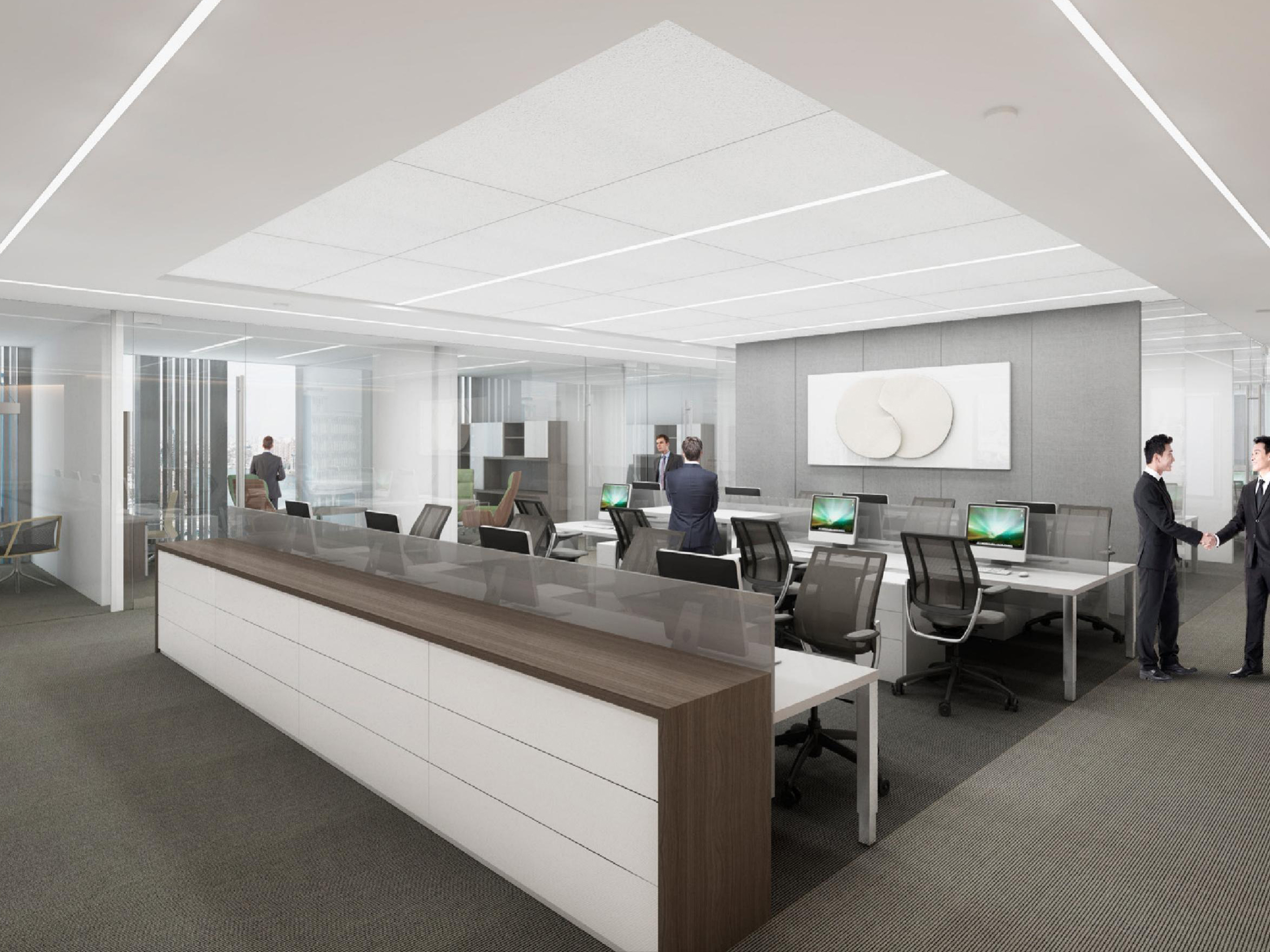 淮北银行3000平方现代简约风办公楼装修项目(图2) 2.jpg