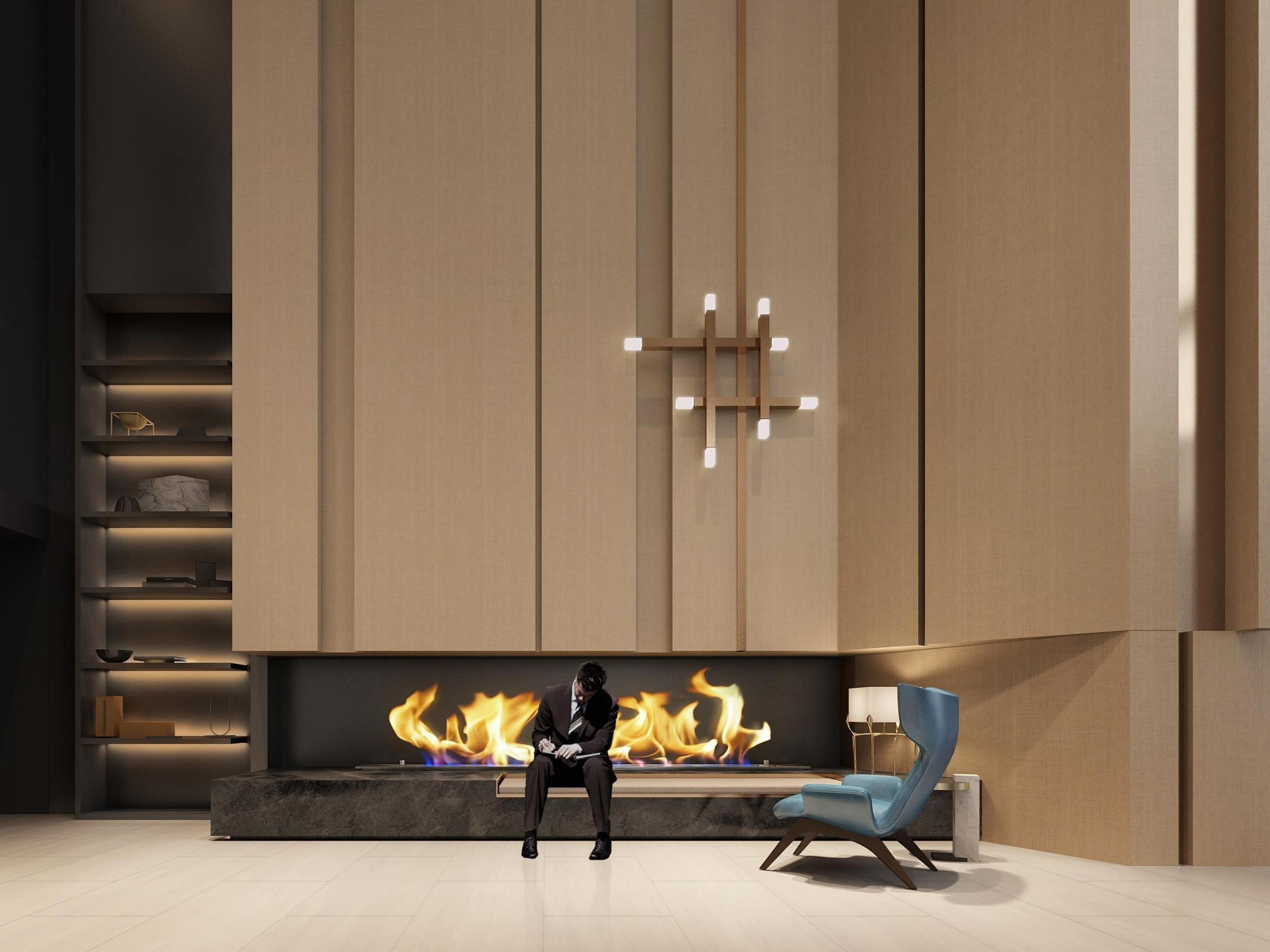 阜阳4000平方现代简约风办公楼装修设计项目(图4) 4.jpg