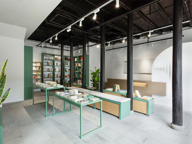 安庆市300平方三角书店装修设计(图1) 1.jpg