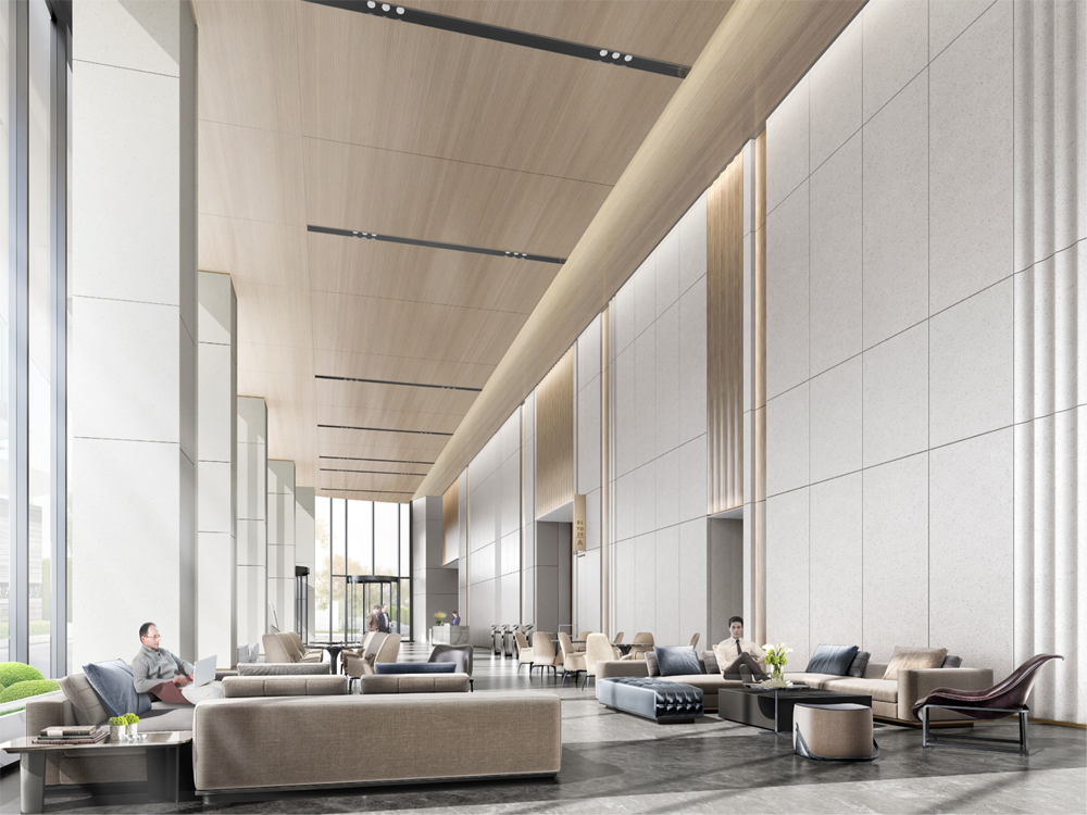 泾县皖新机电办公楼大厅装修案例(图1) 图片1.jpg