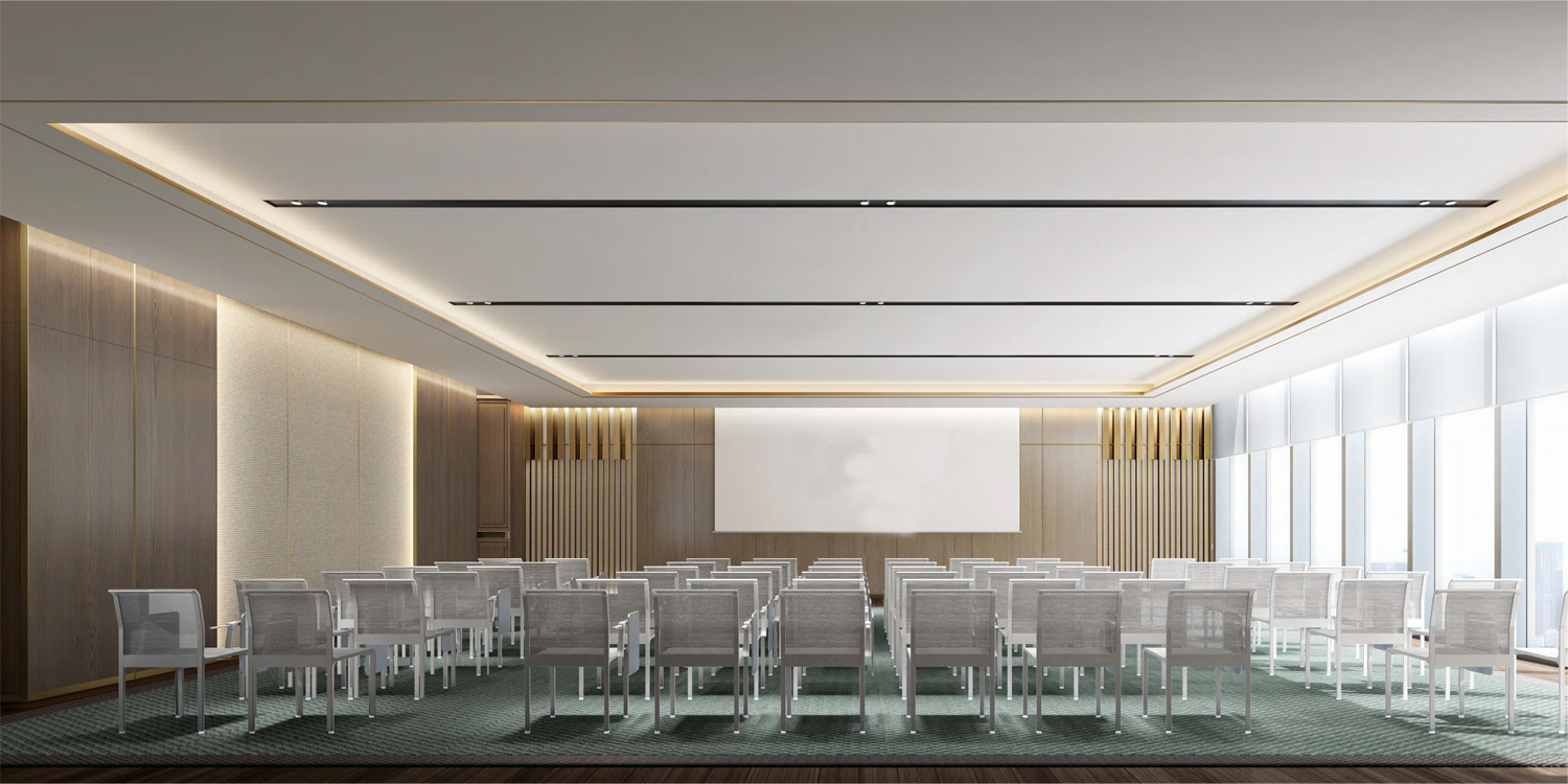 宣城泾县皖新机电总部会议室、接待室装修案例(图1) 会议室.jpg