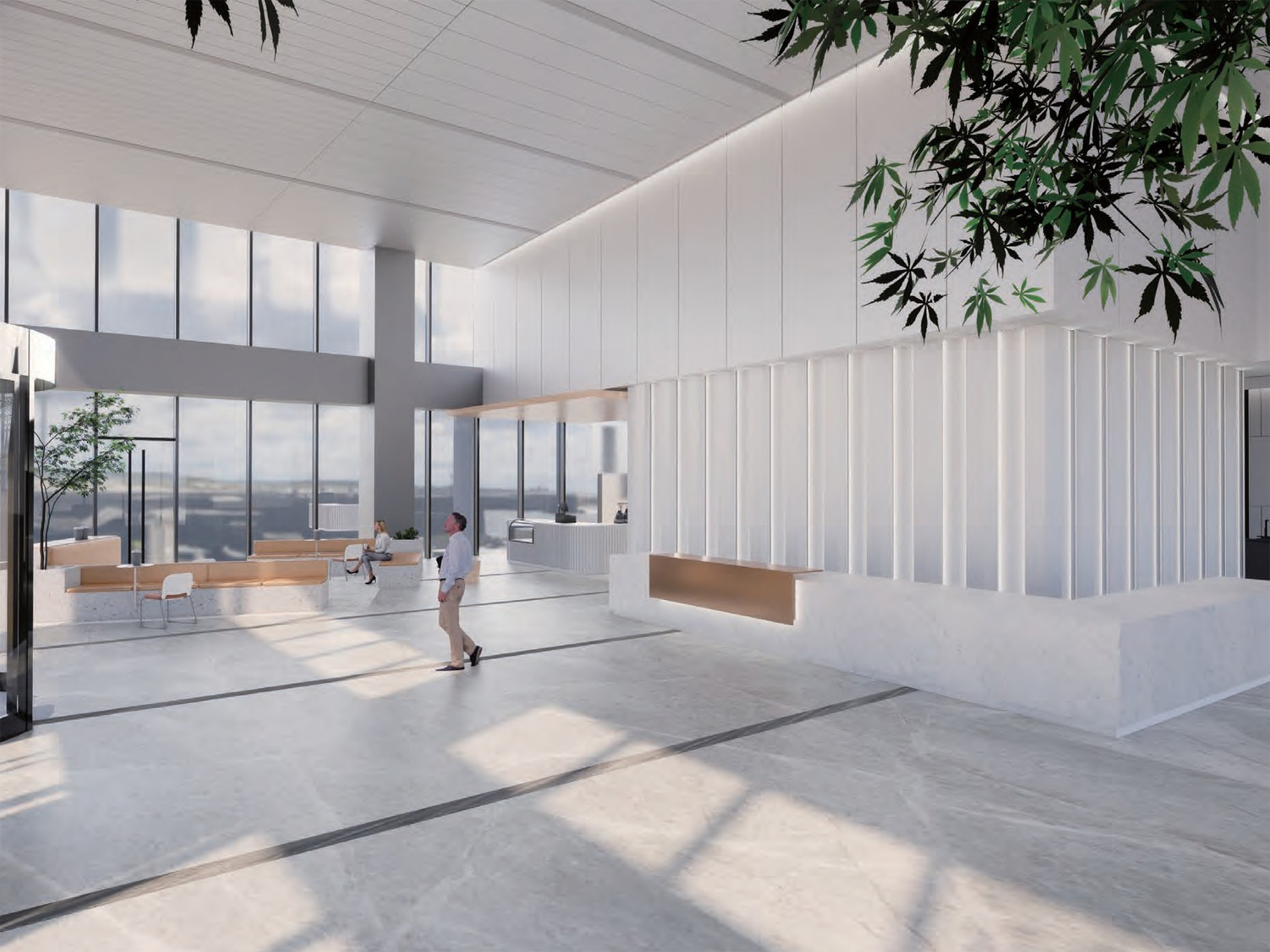 合肥尚喜E栋办公楼接待大厅装修设计案例(图2) 2.jpg