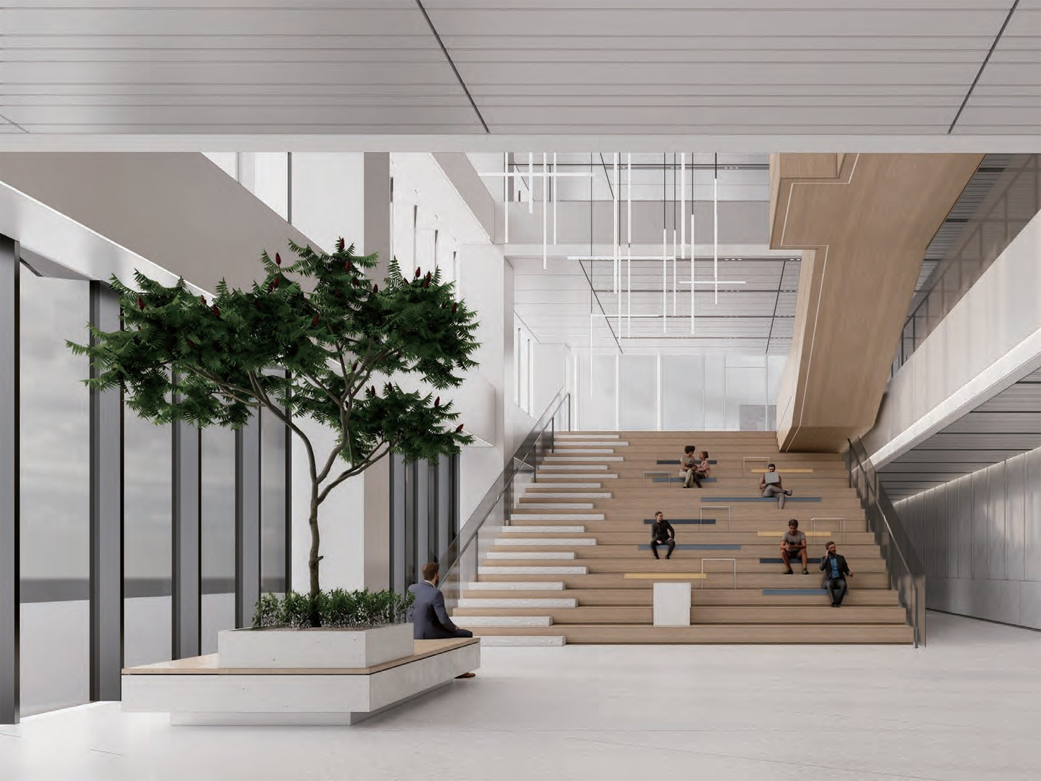 合肥西普产业园武警装备新场地接待大厅装修设计案例(图3) 2.jpg