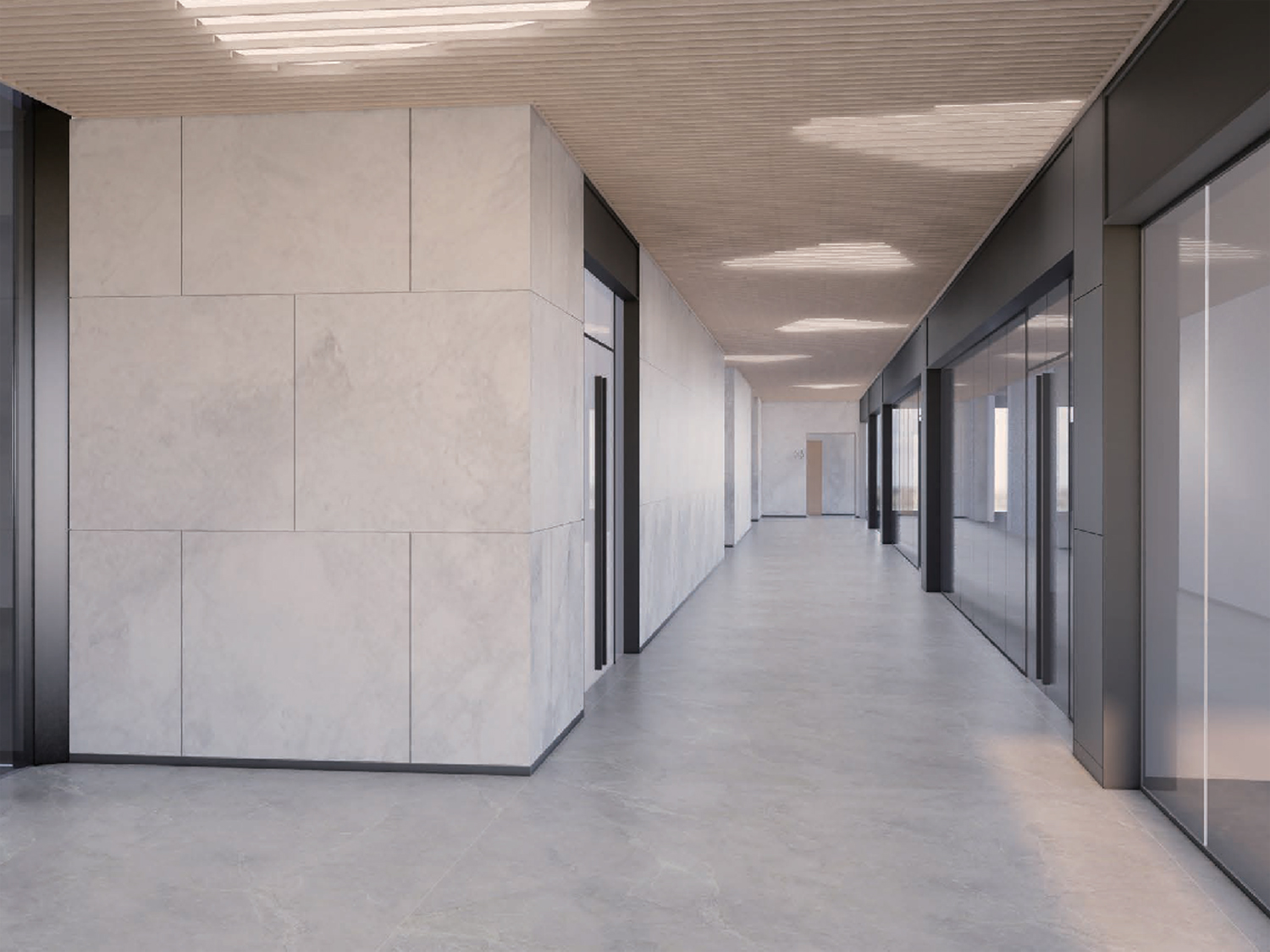 合肥西普产业园武警装备新场地接待大厅装修设计案例(图4) 5.jpg