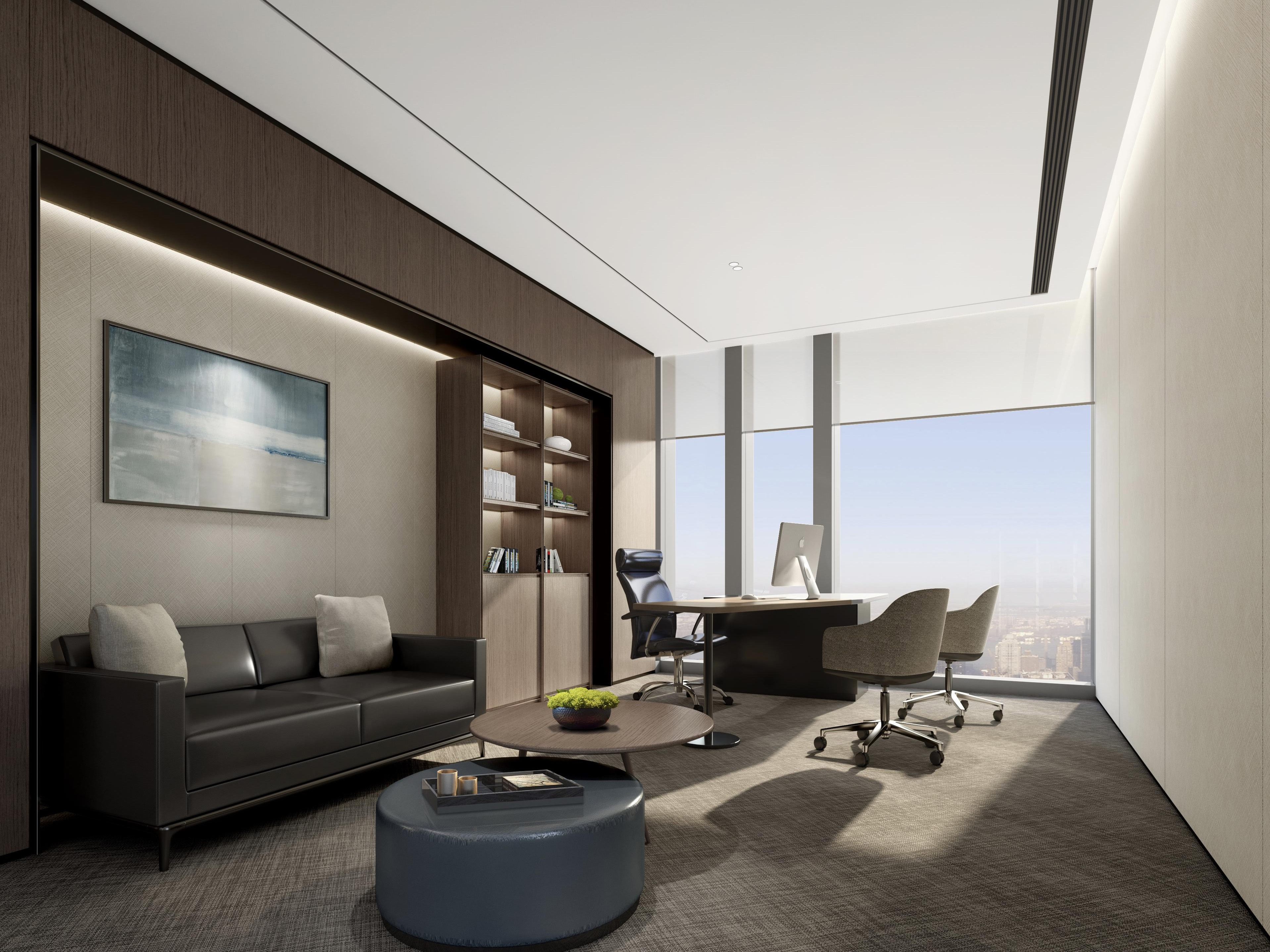 总经理办公室的装修设计注意细节(图2) 经理室.jpg