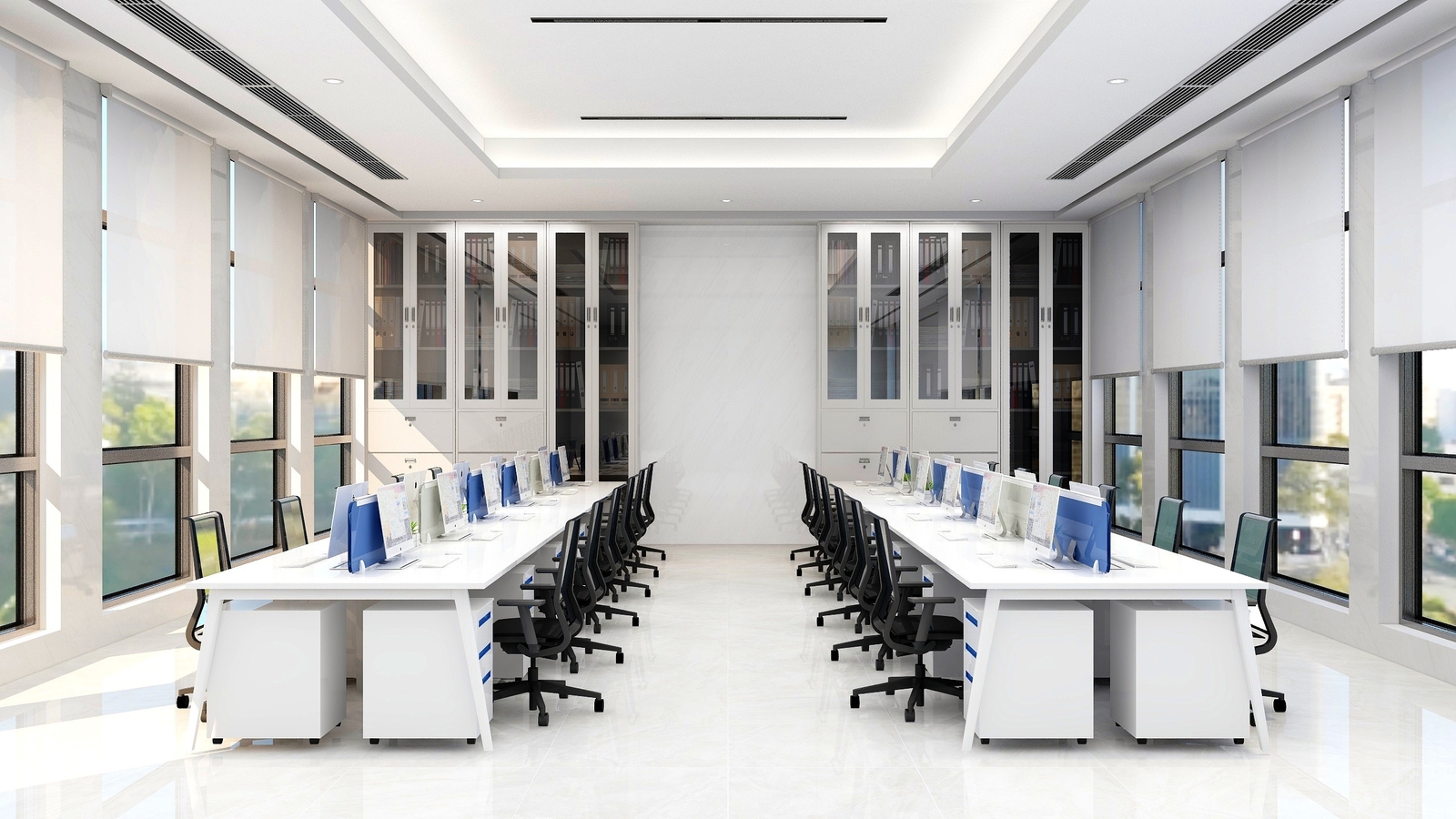 合肥800㎡现代简约风办公室装修设计案例(图1) 1.jpeg