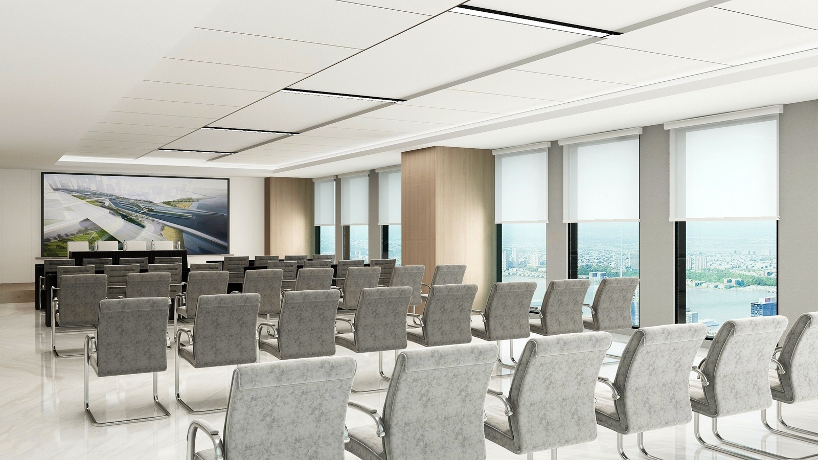 合肥800㎡现代简约风办公室装修设计案例(图3) 3.jpeg