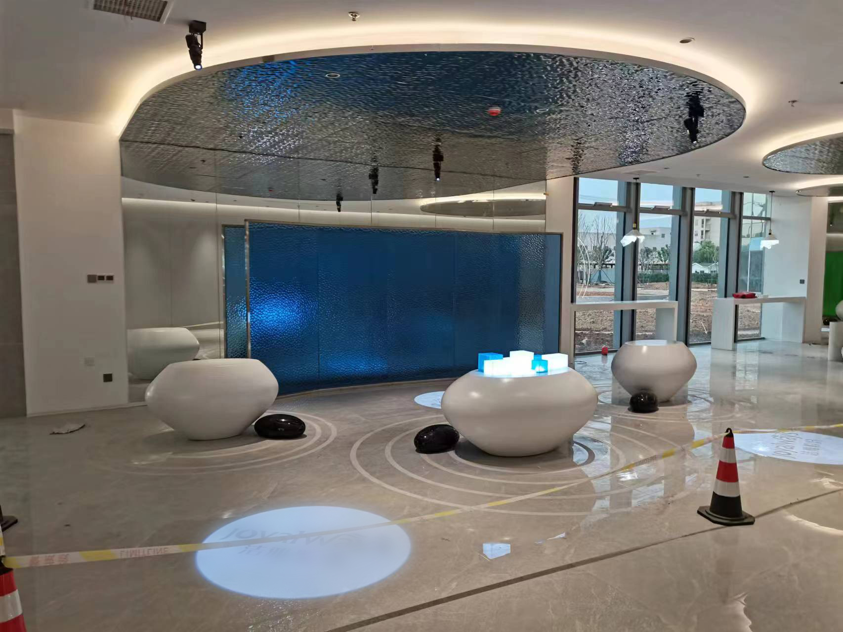 铜陵洁雅展厅文化长廊区域装修设计案例(图1) 文化长廊2.jpg