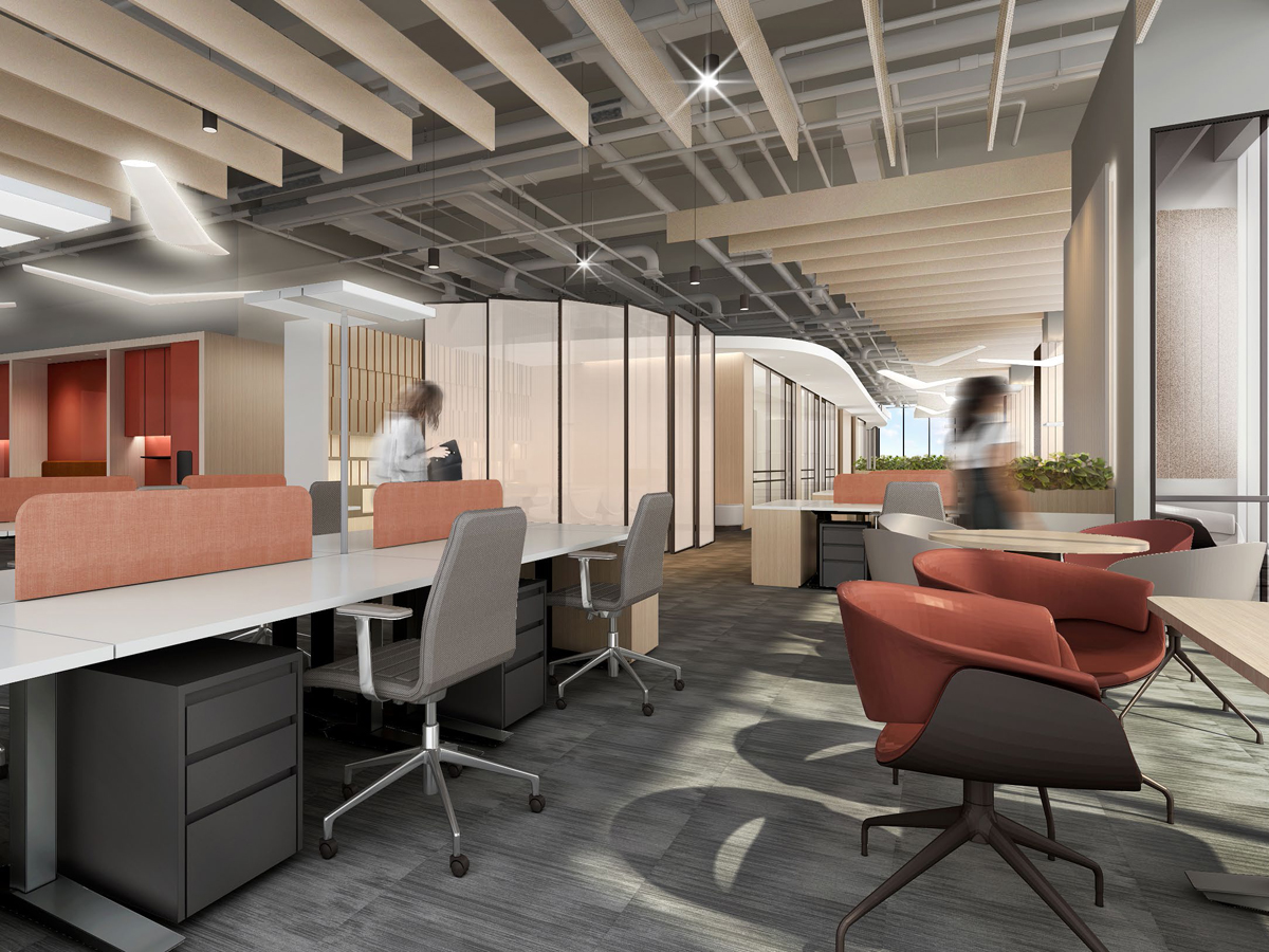 夏季对于室内装修有哪些影响?(图1) 开放式办公区.jpg