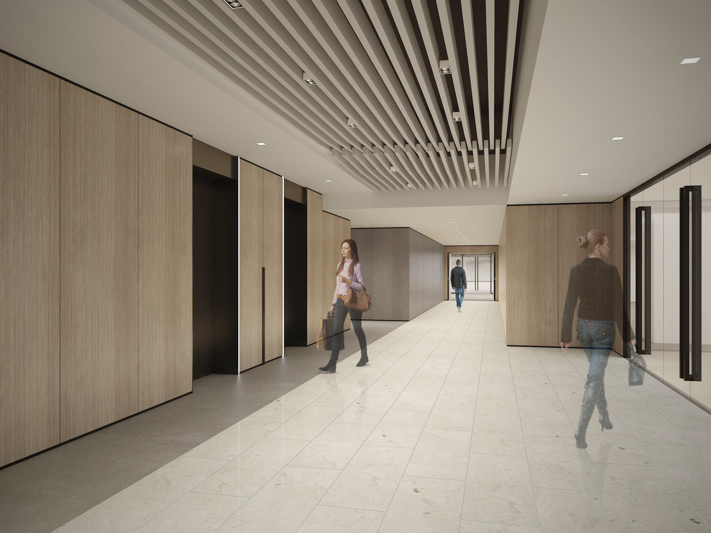 办公室装修时,地面材料选择什么呢?地砖?地板?(图1) 5.jpg