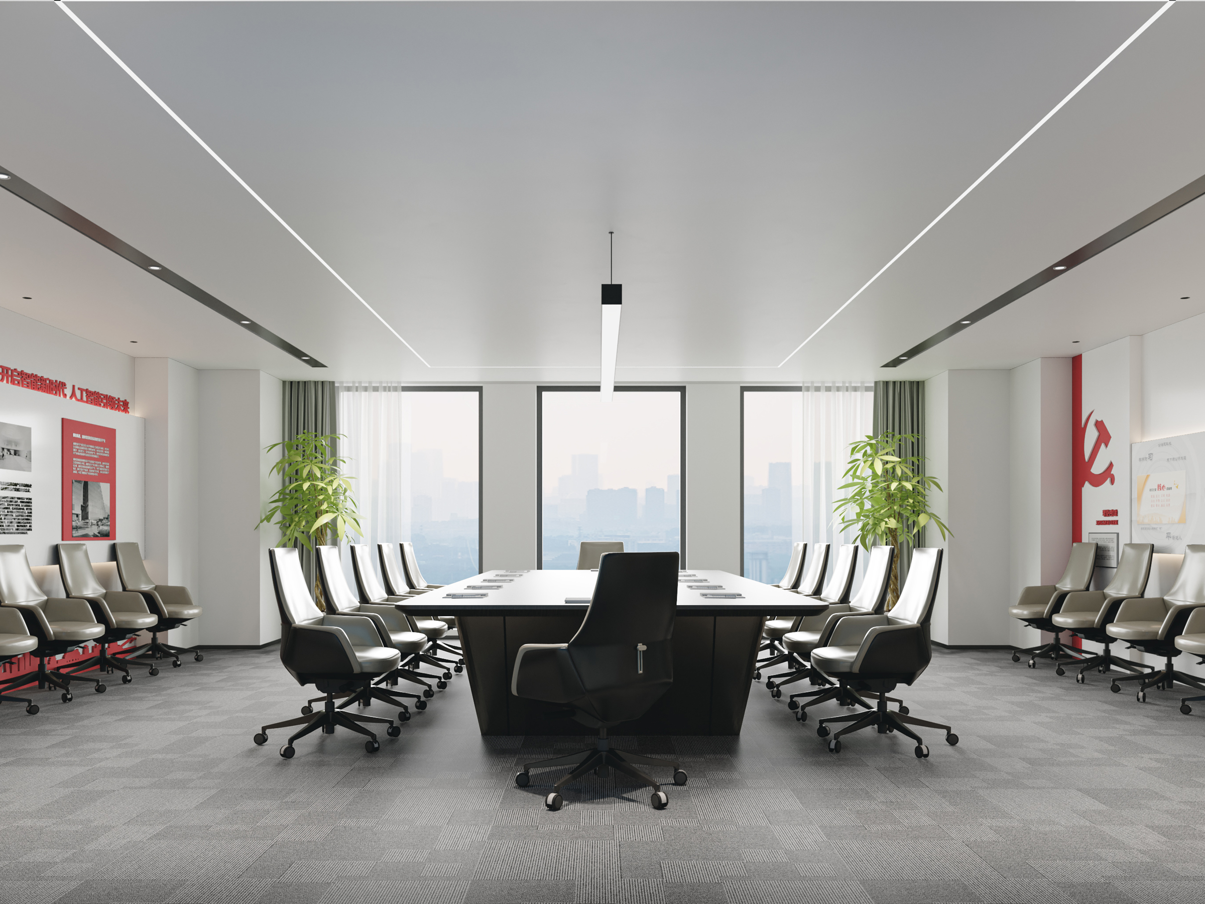合肥包河区1800㎡设计施工一体办公室装修项目(图4) 2.jpg