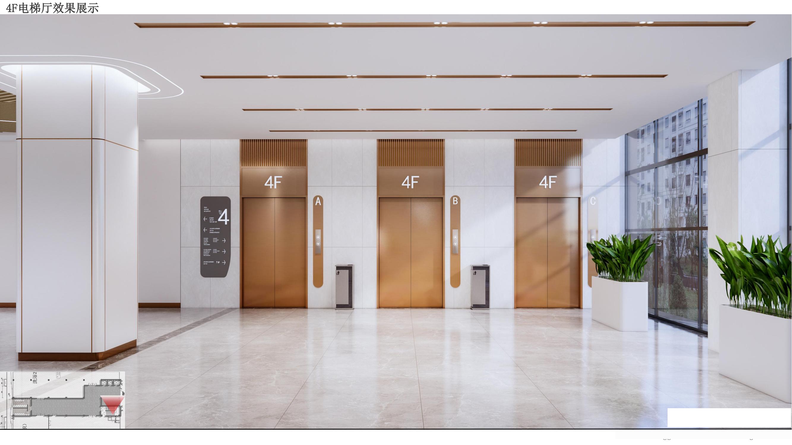 淮北商场内部电梯装修设计项目(图5) 4淮北大润发三四层公区效果图汇总_11.jpg